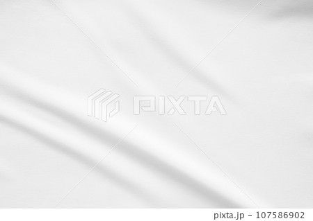 White fabric smooth texture surface background White fabric smooth texture surface background 107586902