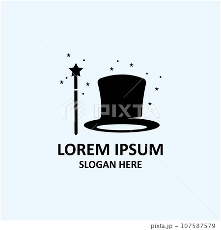 magic wand icon logo vector illustration design template 107587579