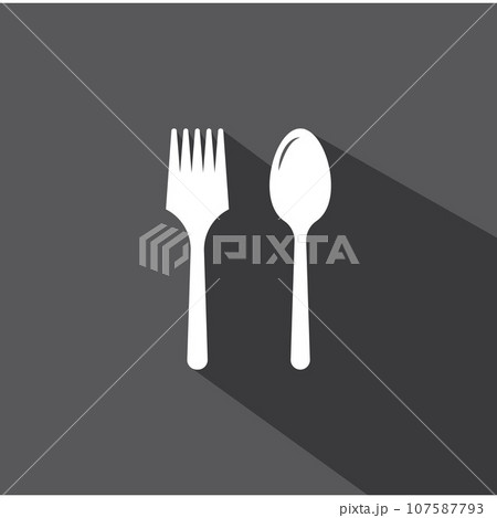spoon,fork,and knife icon logo vector design template spoon,fork,and knife icon logo vector design template 107587793