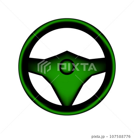 Steering wheel icon. 107588776