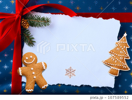 Christmas holidays border frame; Christmas greeting card background Christmas holidays border frame; Christmas greeting card background 107589552