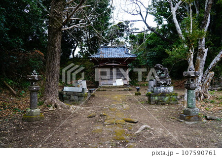千葉県　南房総　高塚山　山頂　奥ノ院 107590761