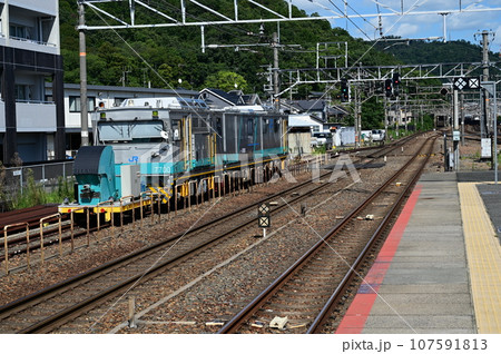 レール探傷車（在来線山科駅付近停車中） 107591813