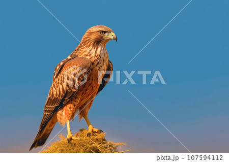 Graceful Hawk: A Portrait in Nature Graceful Hawk: A Portrait in Nature 107594112