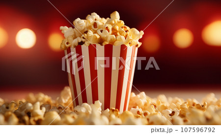 Lots of popcorn. Beautiful, edible snacks. 107596792