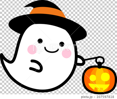 ハロウィン　おばけ 107597818