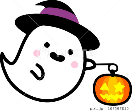 ハロウィン　おばけ 107597819