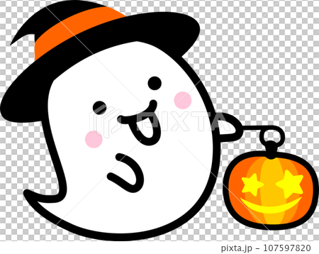 ハロウィン おばけのイラスト素材 [107597820] - PIXTA