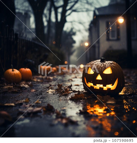 close up of pumpkins on table close up of pumpkins on table 107598695