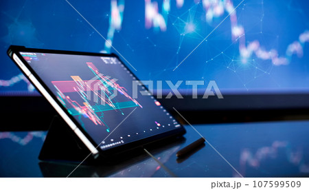 Planning and strategy financial portfolio and assets manager analyzing Planning and strategy financial portfolio and assets manager analyzing 107599509