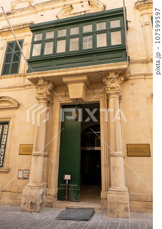 Malta, Valletta, Palais Parisio known as Casa Parisi 107599597