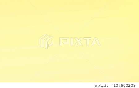 Yellow plain background banner with copy space for text or image, Usable for business documents, cards, flyers, banners, ads, brochures, posters, , ppt, and design works. 107600208