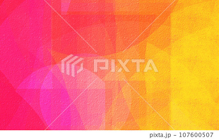 Pink and yellow geometric pattern background banner with copy space, Usable for business documents, cards, flyers, banners, ads, brochures, posters, , ppt, and design works. 107600507