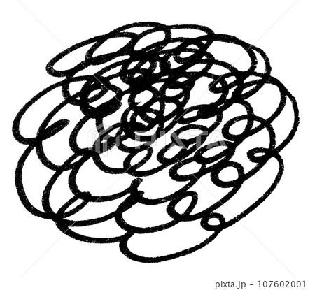 Drawn doodles with black felt-tip pen Drawn doodles with black felt-tip pen 107602001