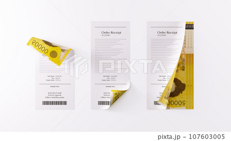 3d hand motion, financial concept 107603005