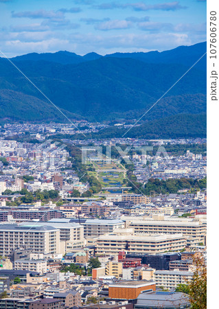 【京都風景】東山頂上からの眺め 【京都風景】東山頂上からの眺め 107606780