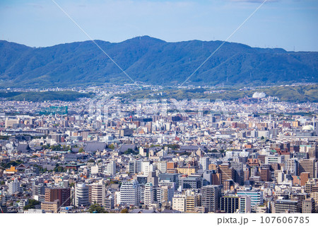 【京都風景】東山頂上からの眺め 107606785