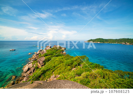 Beautiful seashore at Similan Islands Beautiful tropical sea Similan island No.8 at Similan national park, Phang nga Thailand 107608125