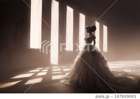 逆光のウェディングドレス／マリッジブルー　 107609001