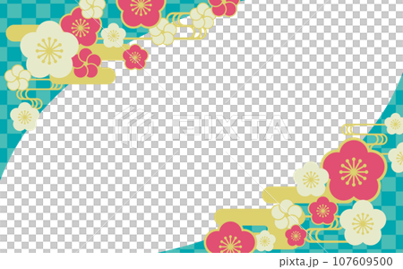 日式梅花圖案背景圖 日式梅花圖案背景圖 107609500