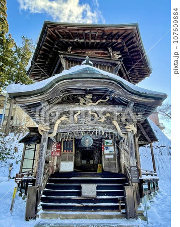 【福島】会津さざえ堂(正式名称:円通三匝堂) 【福島】会津さざえ堂(正式名称:円通三匝堂) 107609884