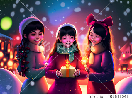 雪と少女 107611041