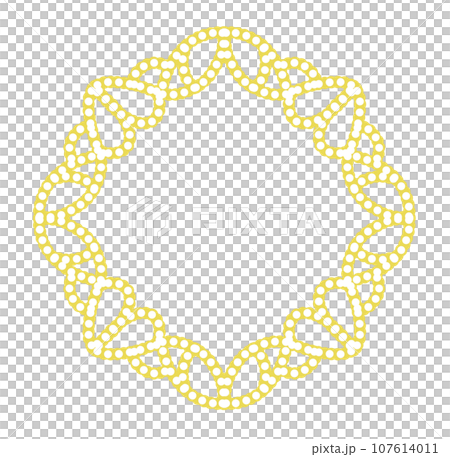 Antique lace illustration material 107614011