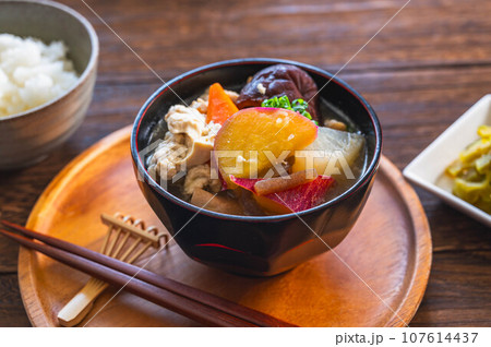 家庭料理　けんちん汁 107614437