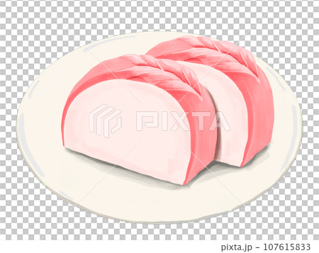 Kamaboko, Kamaboko, Osechi, New Year, New Year, Happy New Year, New Year's card, Lucky charms, Illustration, New Year's card material, New Year's card, Decorative cutout Kamaboko, Kamaboko, Osechi, New Year, New Year, Happy New Year, New Year's card, Lucky charms, Illustration, New Year's card material, New Year's card, Decorative cutout 107615833