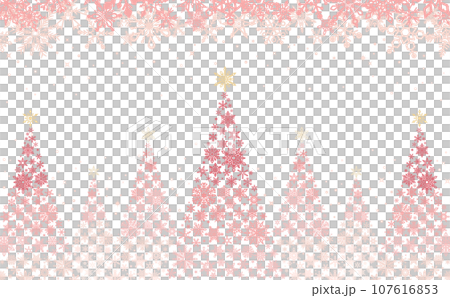 Snowflake Christmas tree_red/gold/background transparent_horizontal 2 Snowflake Christmas tree_red/gold/background transparent_horizontal 2 107616853