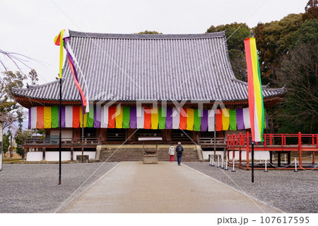 国宝の醍醐寺金堂（京都市伏見区） 107617595