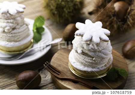 洋菓子 モンブラン ケーキ ショートケーキ 107618759