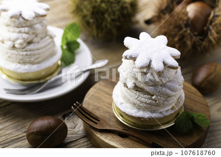 洋菓子 モンブラン ケーキ ショートケーキ 107618760