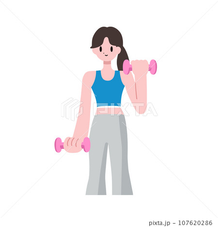 woman who exercises 107620286