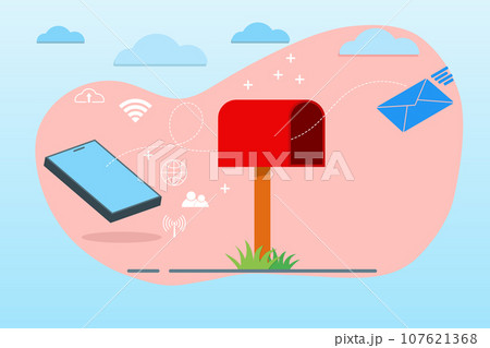 Evolution of email sending technology Evolution of email sending technology 107621368