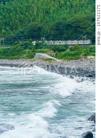 伊豆急行線と海 107622275