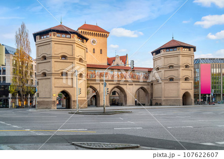 Isartor or Isar Gate in Munich, Germany 107622607