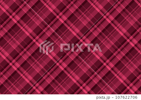 Seamless plaid fabric of check tartan background with a texture pattern textile vector. 107622706
