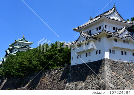 名古屋城09 西南隅櫓、大天守 名古屋城09 西南隅櫓、大天守 107624394