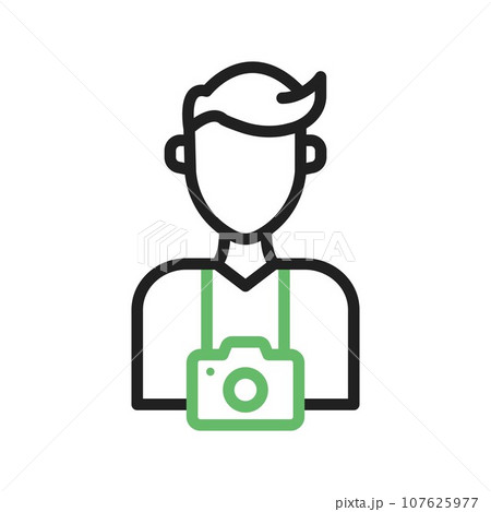 Photographer icon vector image.のイラスト素材 [107625977] - PIXTA