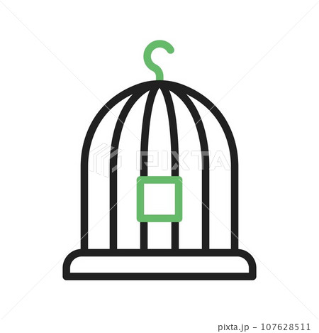 Birdcage icon vector image. Birdcage icon vector image. 107628511
