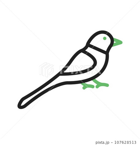 Bird icon vector image. 107628513