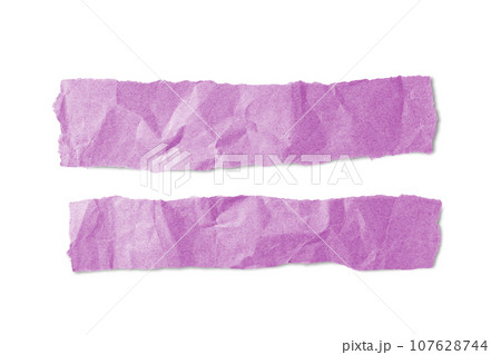 Recycled Crumpled Purple Paper Texture With Edge, Border Isolated On White  Background Stock Photo by Kateryna_Maksymenko