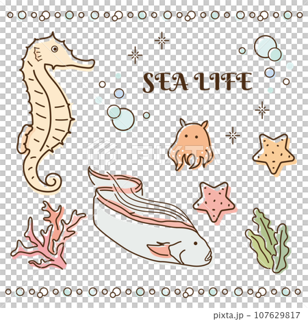 海洋動物簡單套裝 107629817