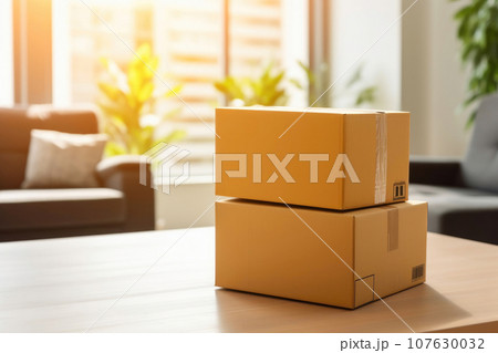 Parcel Arrival: Home Delivery Scene 107630032