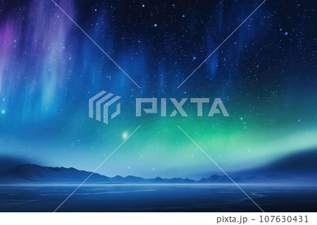 Aurora Magic Above the Salt Flats 107630431