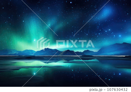 Starry Night Over Enchanted Salt Flats Starry Night Over Enchanted Salt Flats 107630432