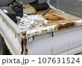 Rusted truck, industrial truck, delivery truck 107631524