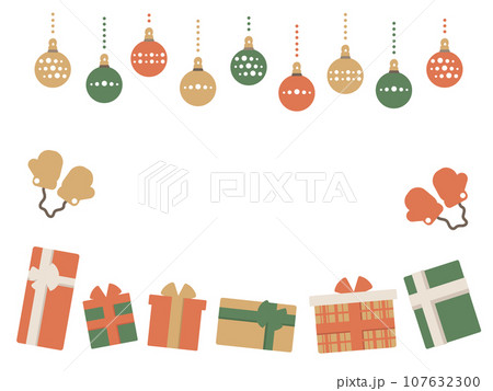 クリスマス　イラスト　セット 107632300