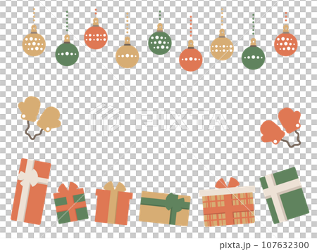 クリスマス　イラスト　セット 107632300